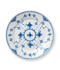 Royal Copenhagen Blue Fluted Half Lace Dessert Plate
