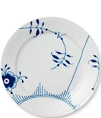 Royal Copenhagen Blue Fluted Floral Pattern Porcelain Mega Dinner Plate #2