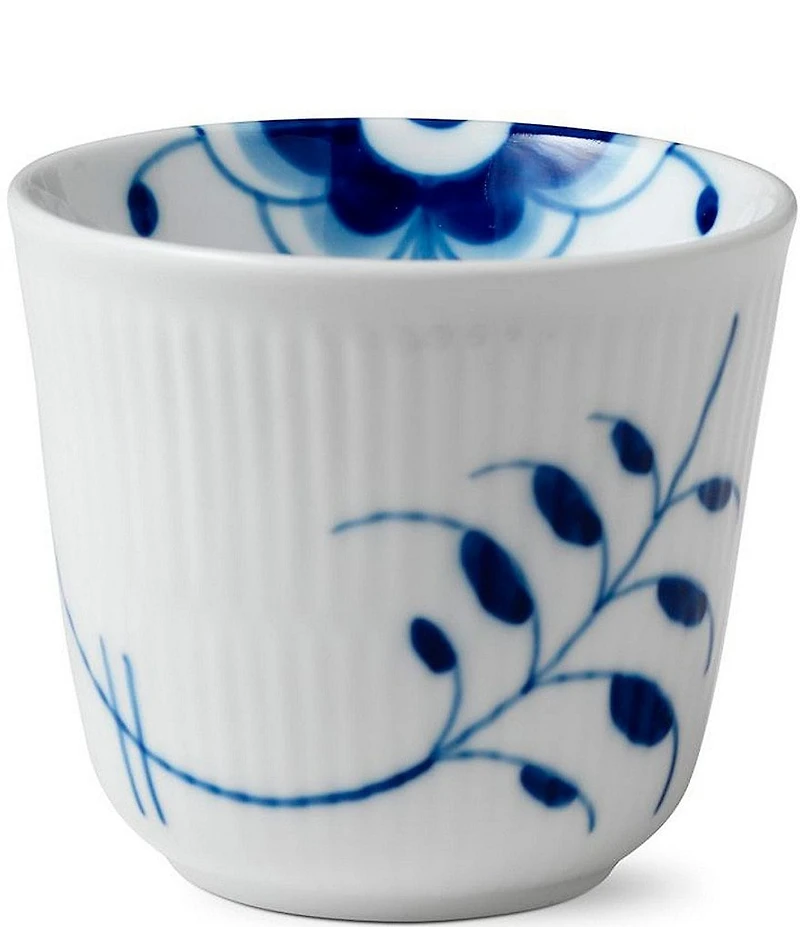 Royal Copenhagen Blue Fluted Floral Pattern Porcelain Mega Thermal Cup