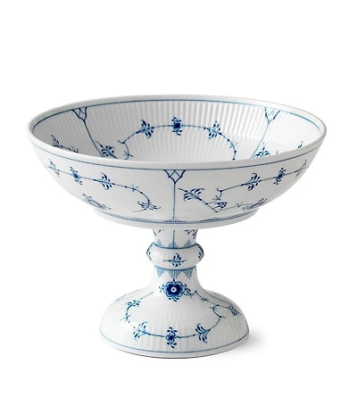 Royal Copenhagen Blue Fluted Plain Footed Bowl