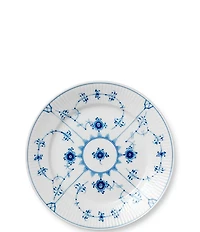 Royal Copenhagen Blue Fluted Plain Floral Pattern Porcelain Salad Plate