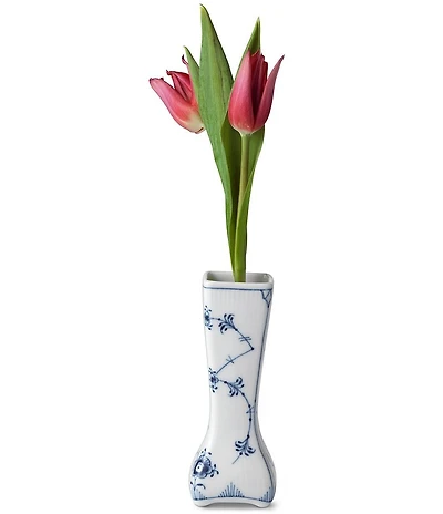 Royal Copenhagen Blue Fluted Plain Small Vintage Vase