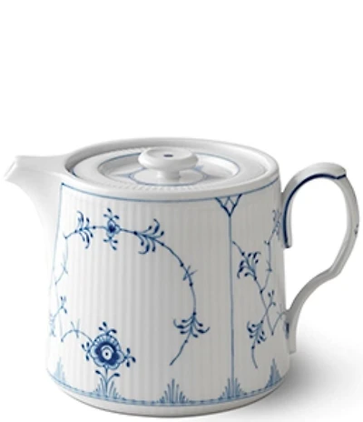 Royal Copenhagen Blue Fluted Plain Teapot