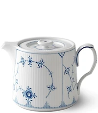Royal Copenhagen Blue Fluted Plain Teapot