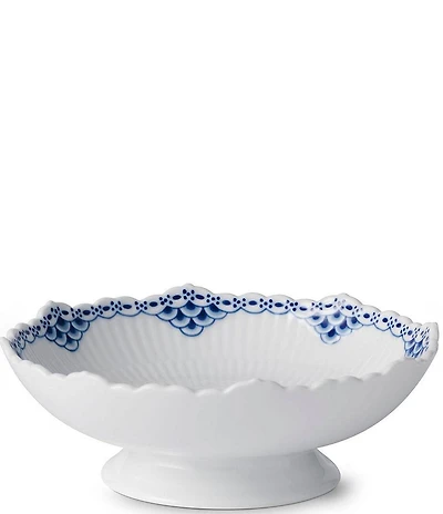 Royal Copenhagen Princess Delicate Lace Border Pattern Footed Bowl