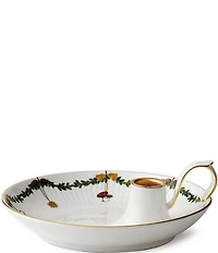 Royal Copenhagen Star Fluted Christmas 7#double; Candlestick