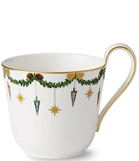 Royal Copenhagen Star Fluted Christmas High Handle Mug