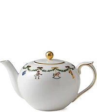 Royal Copenhagen Star Fluted Christmas Teapot