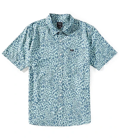 RVCA Anytime Printed Short Sleeve Woven Shirt