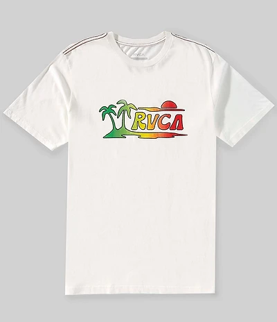 RVCA Vibrations Logo Short Sleeve T-Shirt