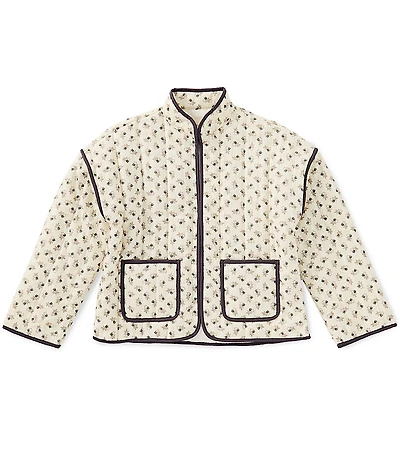 Rylee + Cru Girls Quilted Print Jacket