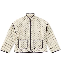 Rylee + Cru Girls Quilted Print Jacket