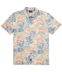 Salt Life Another Holiday Short Sleeve Printed Woven Textured Shirt