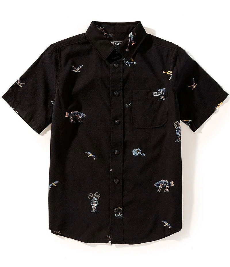 Salty Crew Big Boys Sessions Button Up Shirt