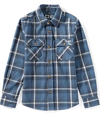 Salty Crew Big Boys Long Sleeve Daybreak Flannel Shirt