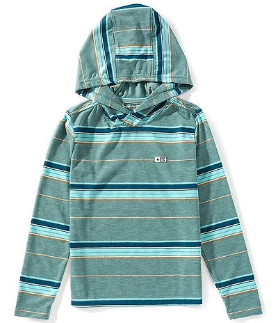 Salty Crew Big Boys Long Sleeve White Caps Boys Tech Hooded T-Shirt