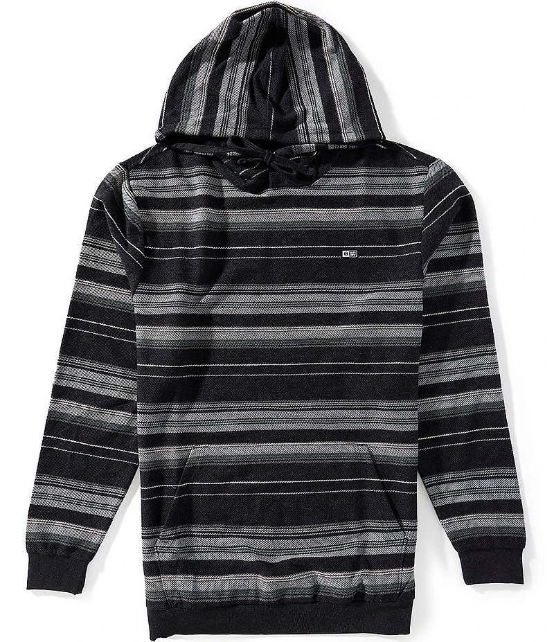 Salty Crew Crewser Long Sleeve Striped French Terry Fleece Hoodie