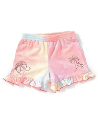 Sara Sara Little Girls Tie-Dye Shorts