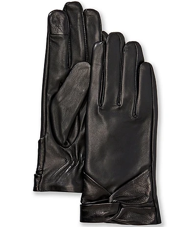 SASSO + SMYTH Leather Traditional Five Finger Twist Gloves