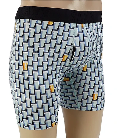 SAXX DropTemp® Cooling Grab A Beer 6#double; Inseam Boxer Briefs