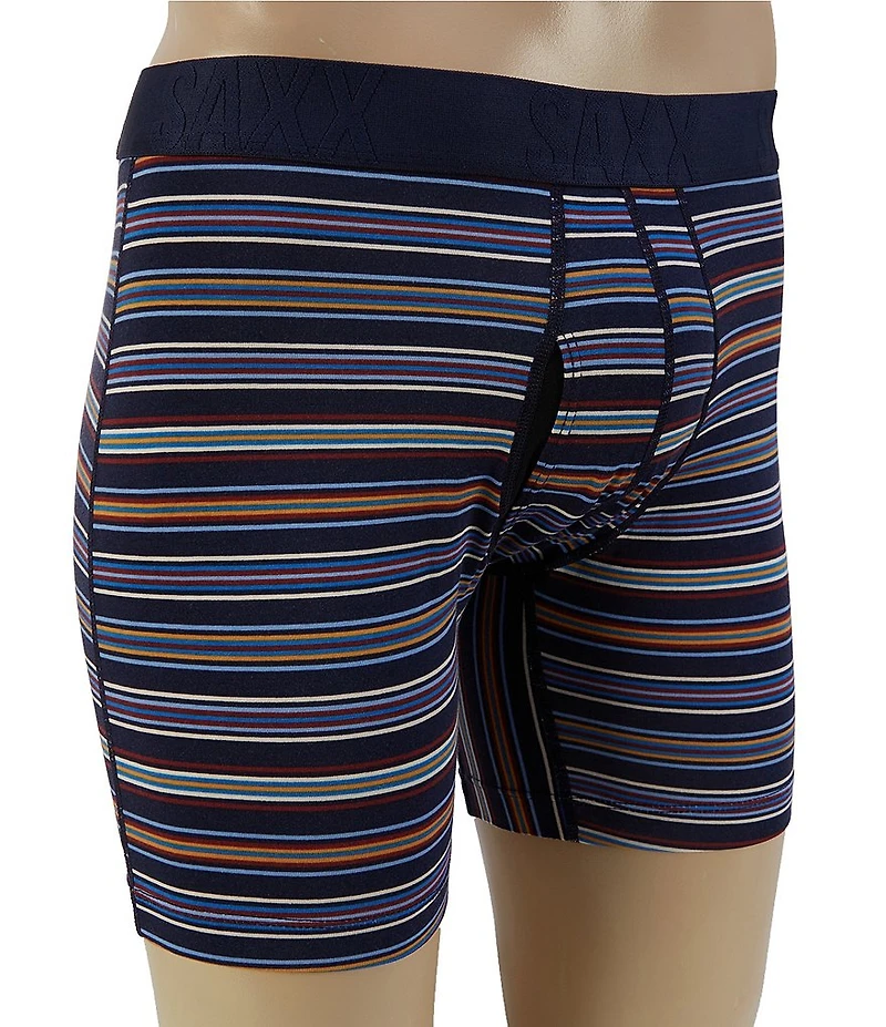 SAXX DropTemp® Cooling Vivid Stripe 6#double; Inseam Boxer Briefs