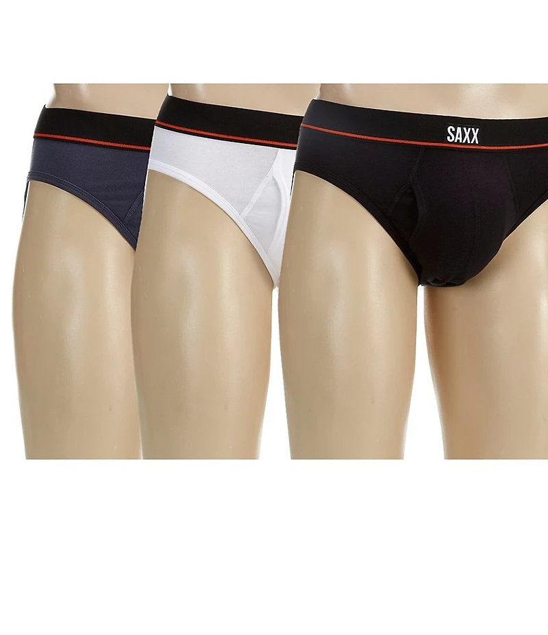 SAXX Non-Stop Stretch Cotton Briefs 3-Pack