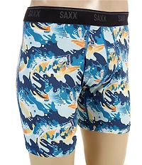 SAXX Quest Big Mouth Bass Performance Mesh 6#double; Inseam Boxer Briefs