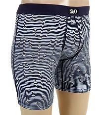 SAXX Vibe Xtra Soft Comfort Anchors/Stripe Printed 6#double; Inseam Boxer Briefs