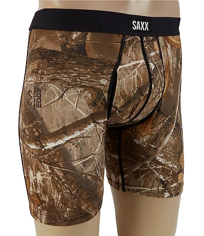 SAXX Vibe Xtra Soft Comfort Realtree Edge 6#double; Inseam Boxer Briefs