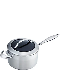 Scanpan CTX 4-Quart Covered Saucepan with Helper Handle