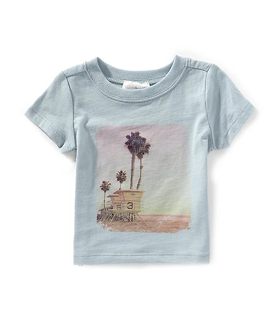 Scene&Heard Baby Boys Short Sleeve Palm Trees Graphic T-Shirt