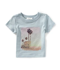 Scene&Heard Baby Boys Short Sleeve Palm Trees Graphic T-Shirt