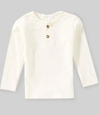 Scene&Heard Baby Boys Heavyweight Slub Henley