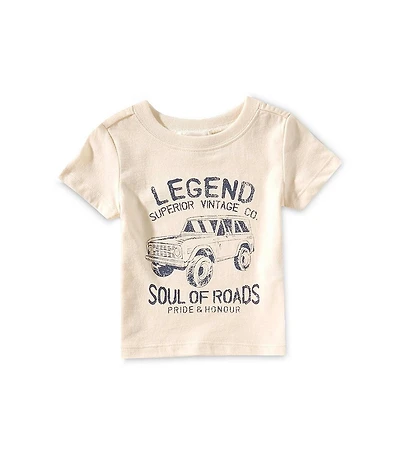 Scene&Heard Baby Boys Knit Legend Graphic Short Sleeve T-Shirt