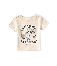 Scene&Heard Baby Boys Knit Legend Graphic Short Sleeve T-Shirt