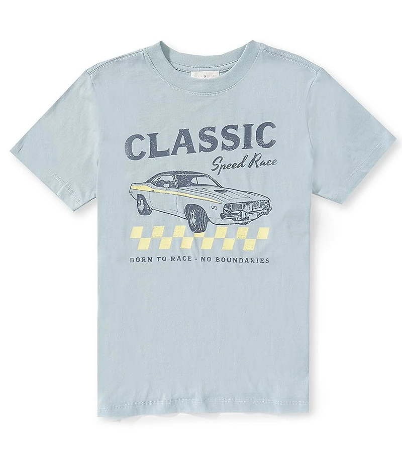 Scene&Heard Big Boys Classic Car Graphic Short Sleeve T-Shirt