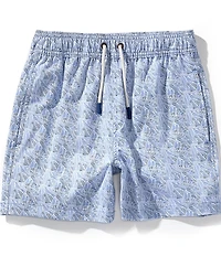 Scene&Heard Big Boys Coordinating Pattern Swim Trunks