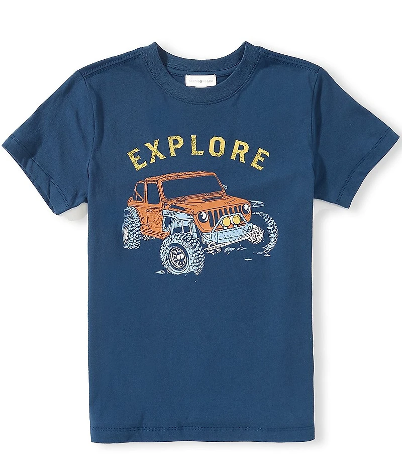 Scene&Heard Big Boys Explore Graphic Short Sleeve T-Shirt