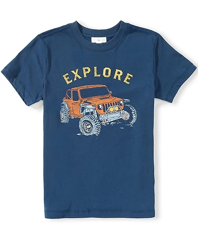 Scene&Heard Big Boys Explore Graphic Short Sleeve T-Shirt