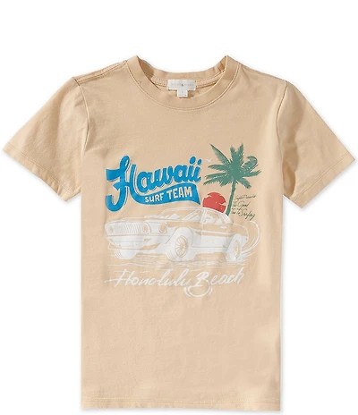 Scene&Heard Big Boys Hawaii Surf Team Graphic Short Sleeve T-Shirt