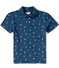 Scene&Heard Big Boys Small Graphic Print Short Sleeve Polo