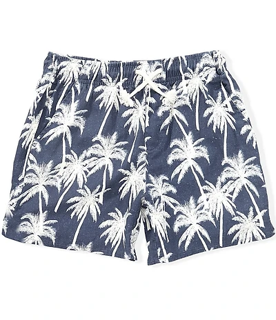 Scene&Heard Big Boys Tropical Print Pull On Shorts