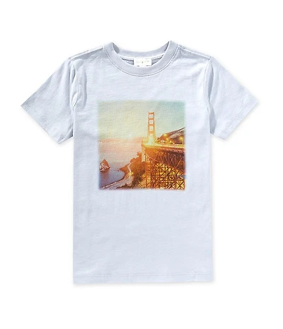 Scene&Heard Little Boys Short Sleeve Bridge Graphic T-Shirt