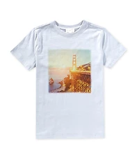 Scene&Heard Little Boys Short Sleeve Bridge Graphic T-Shirt