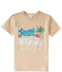 Scene&Heard Little Boys Hawaii Surf Team Graphic Short Sleeve T-Shirt
