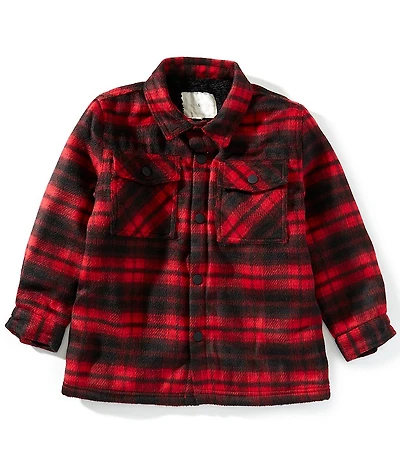 Scene&Heard Little Boys Plaid Shacket
