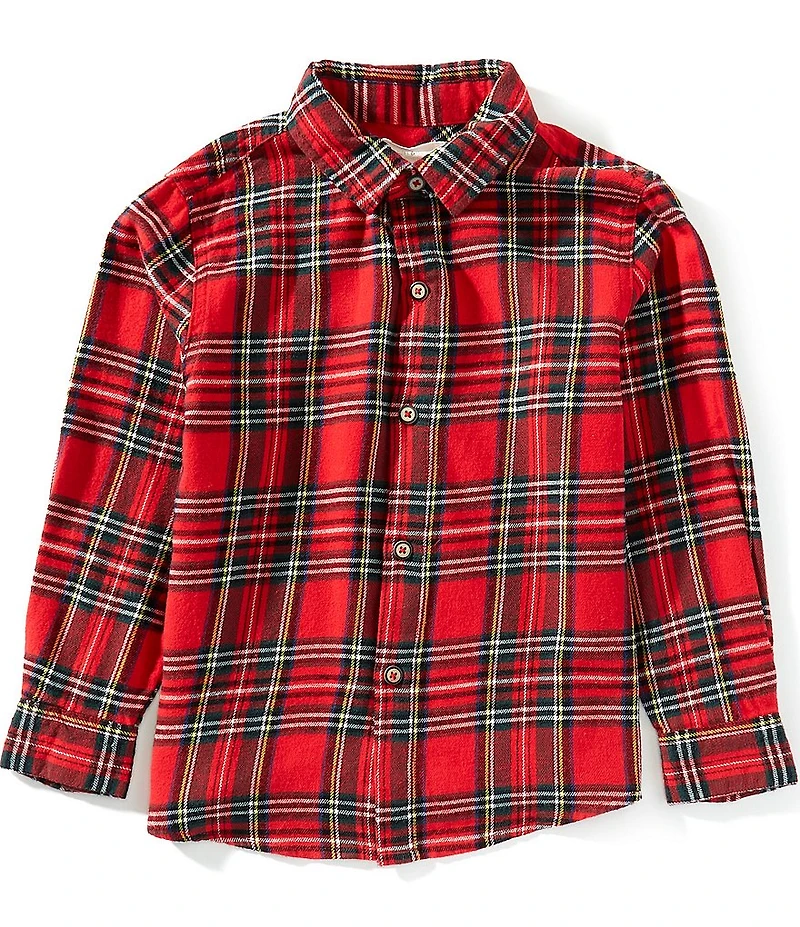 Scene&Heard Little Boys Plaid Sportshirt