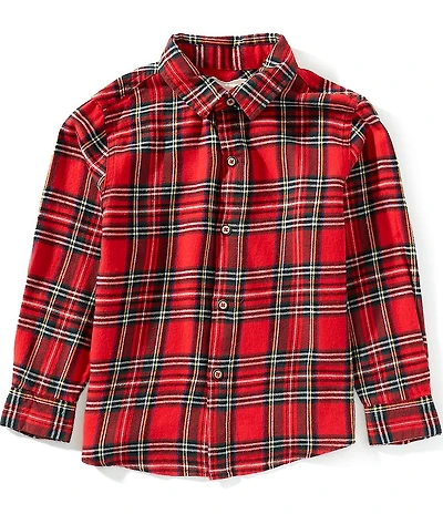 Scene&Heard Little Boys Plaid Sportshirt