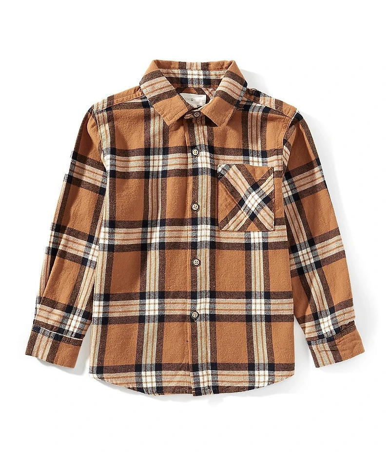 Scene&Heard Little Boys Plaid Print Sportshirt