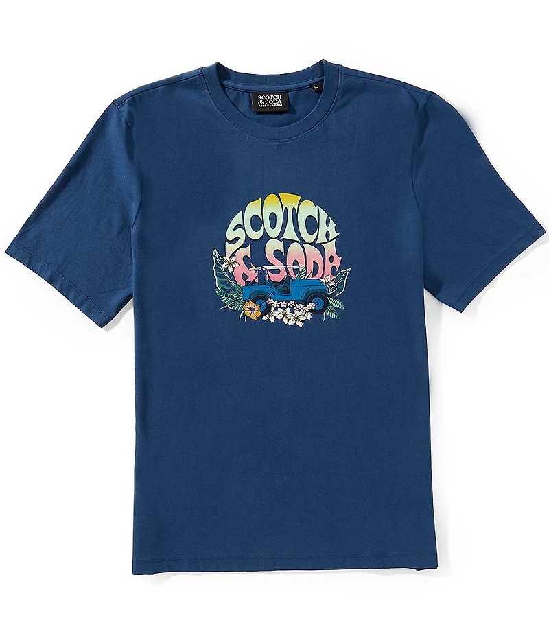 Scotch & Soda Artwork Short Sleeve T-Shirt